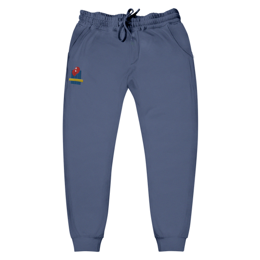 Sticker Embroidered Unisex Joggers