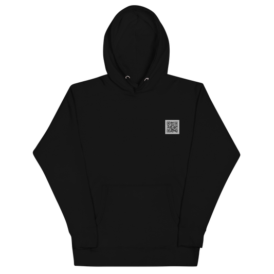 "SCAN ME" Embroidered Unisex Hoodie